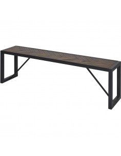 Banc HUDSON Marron