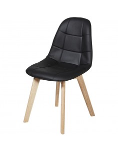 Chaise SABA Noir Lot de 4 2