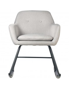 Rocking chair ROCKY Gris clair
