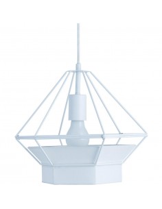 Suspension CAGE Blanc 2