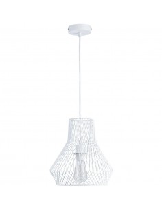 Suspension CAGE Blanc 2